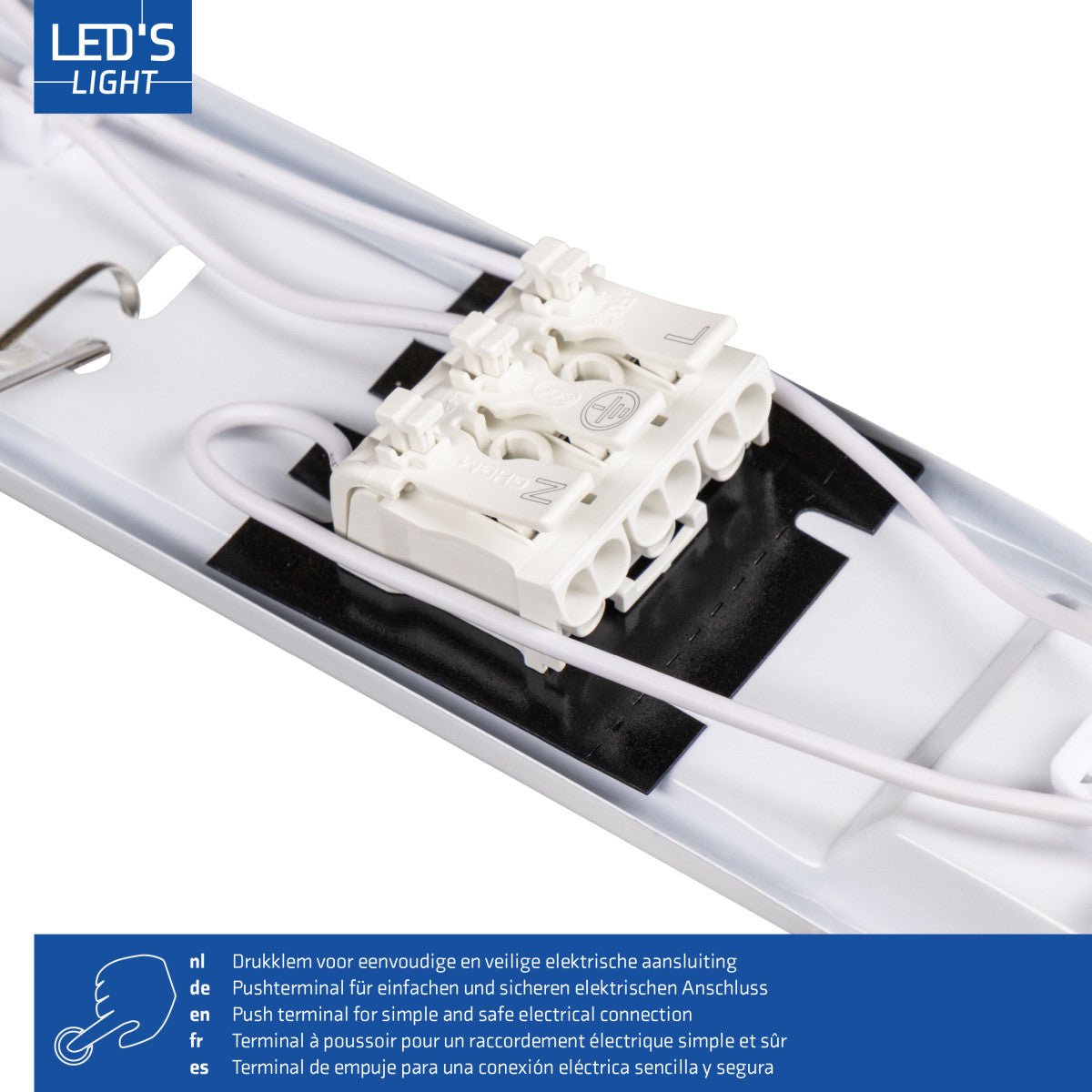 LED's Light Complete LED TL lamp met LED buis 150 cm - Binnen en buiten - 3060lm - 16.5W - 4000K - 185lm/w - Energielabel B TL verlichting LED.nl