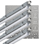 4 PACK - LED's Light Complete LED TL lamp met LED buis 150 cm - Binnen en buiten - 3060lm - 16.5W - 4000K LED.nl