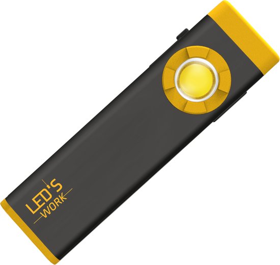 LED's Work Wiederaufladbare LED-Mini-Taschenlampe mit 3 Leuchtmodi (100, 500 und 700 Lumen) - LED.de