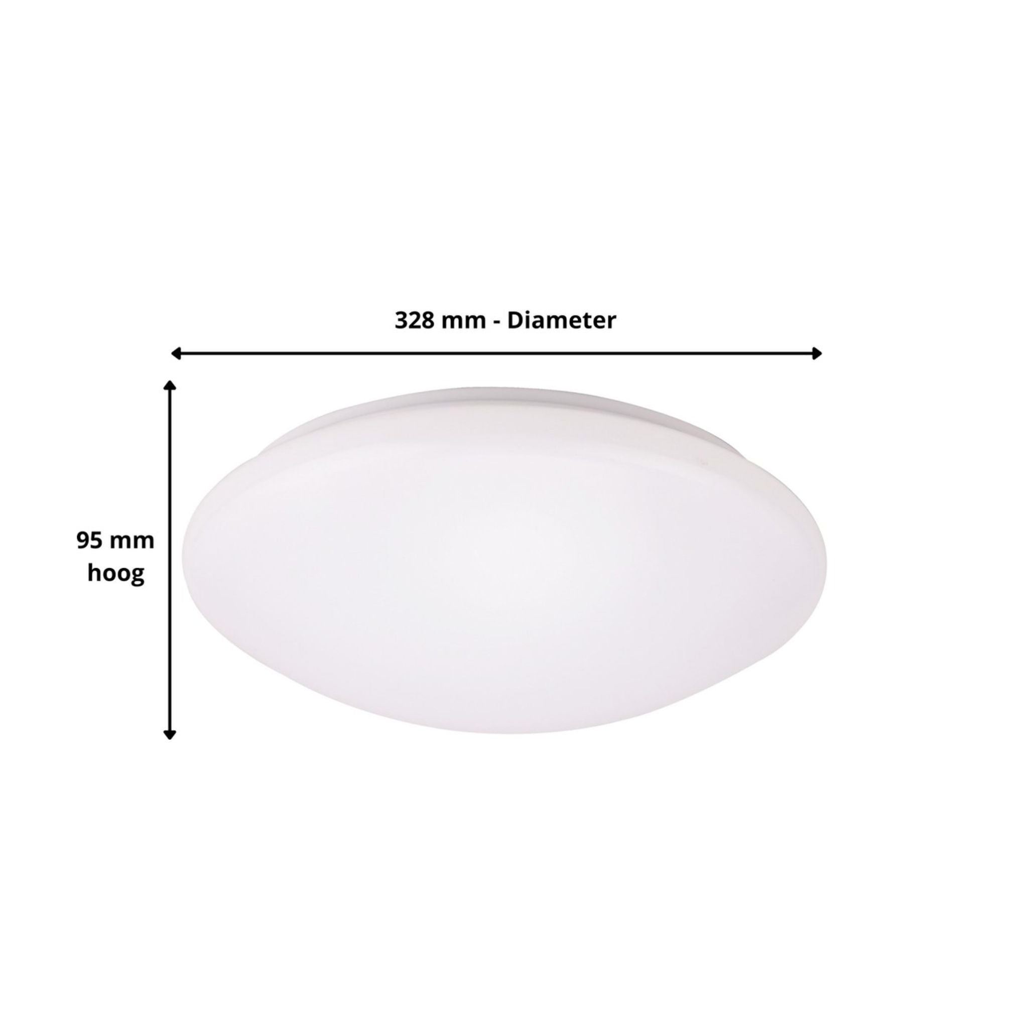 Smart LED Plafondlamp 33 cm - Dimbaar met App - Warm en koud wit licht Plafondlampen LED.nl
