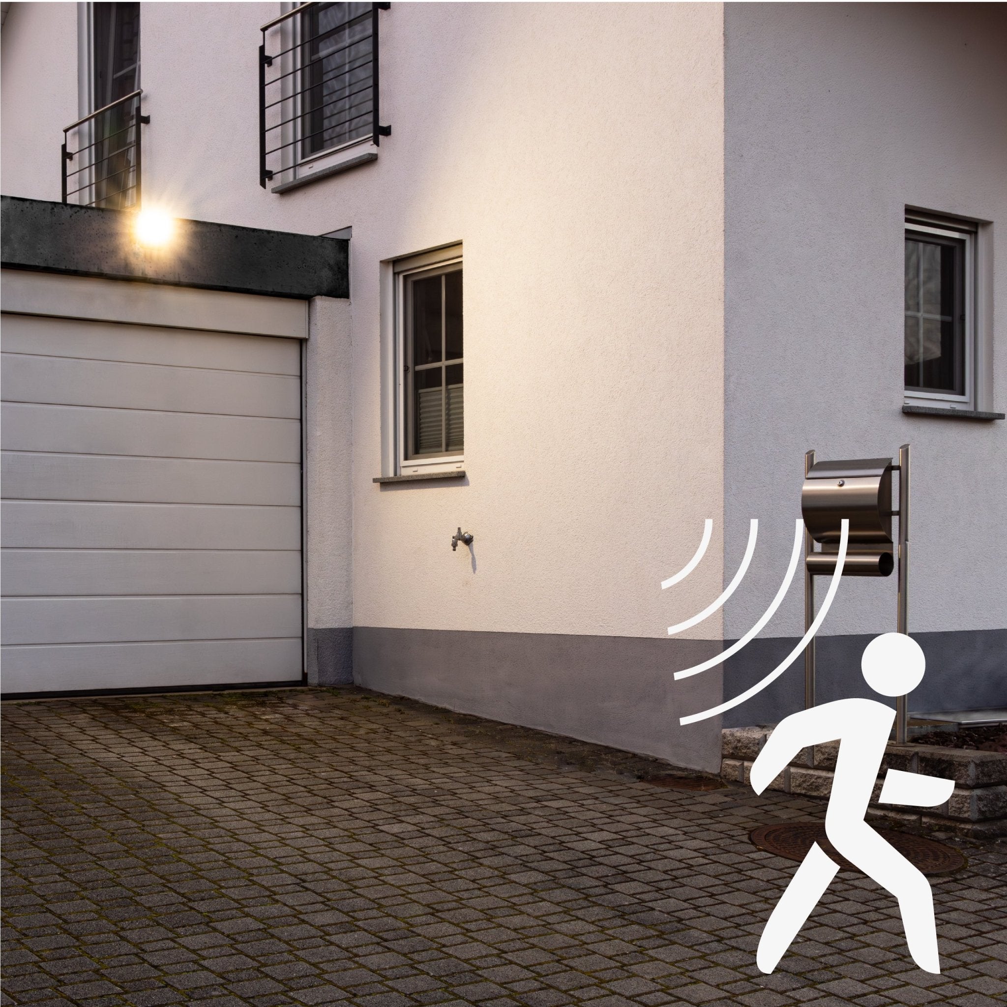 LED's Light Buitenlamp schijnwerper floodlight met bewegingssensor 4200lm - binnen en buiten - 30W Schijnwerpers LED.nl