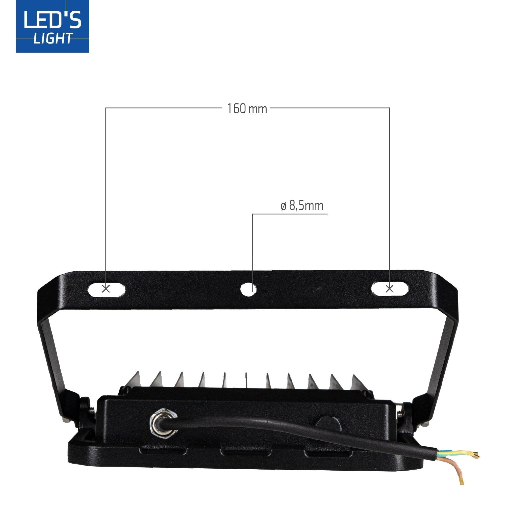 LED's Light Buitenlamp schijnwerper floodlight 14000lm - voor binnen en buiten - 100W Schijnwerpers LED.nl