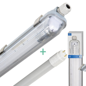 LED-Leuchtstofflampe mit LED-Röhre (120 cm) – für Innen und Außen – 2130 lm – 1 x 11,5 W – 4000 K – Hohe Effizienz – Energieeffizienzklasse B - LED.de