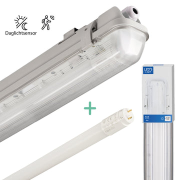 LED's Light LED TL-Beleuchtung mit Sensor 60 cm - Bewegungssensor und Nachtsensor - Wasserdicht - 1100 lm - LED.de