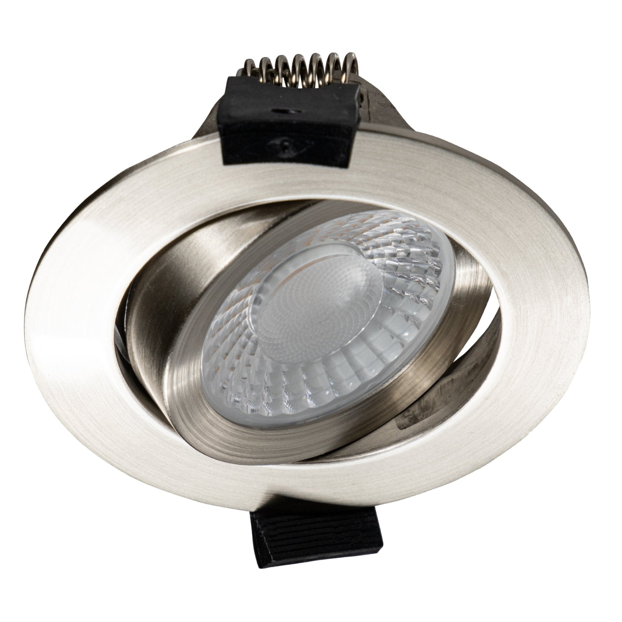 3 PACK - LED's Light PRO downlight inbouwspot Ø 68mm - Kantelbaar - Spatwaterdicht - Dim to Warm - RVS Inbouwspots LED.nl