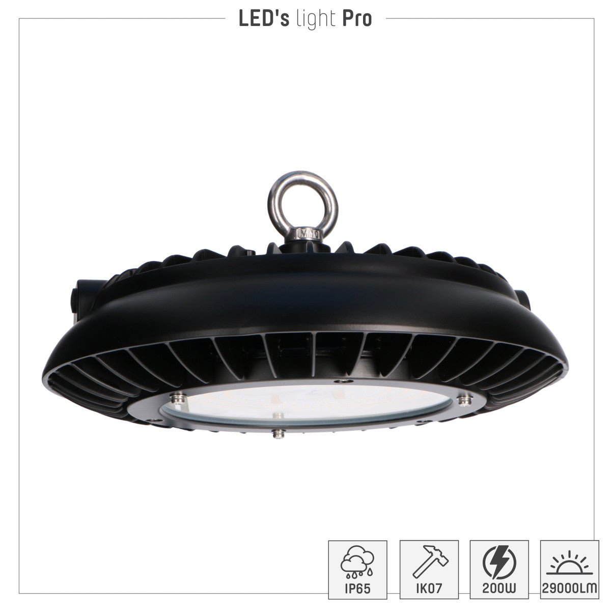 LED's Light pro High Bay - 200W 28000lm 4000K - Cree LED - Dimbaar 1-10V - High bays LED.nl