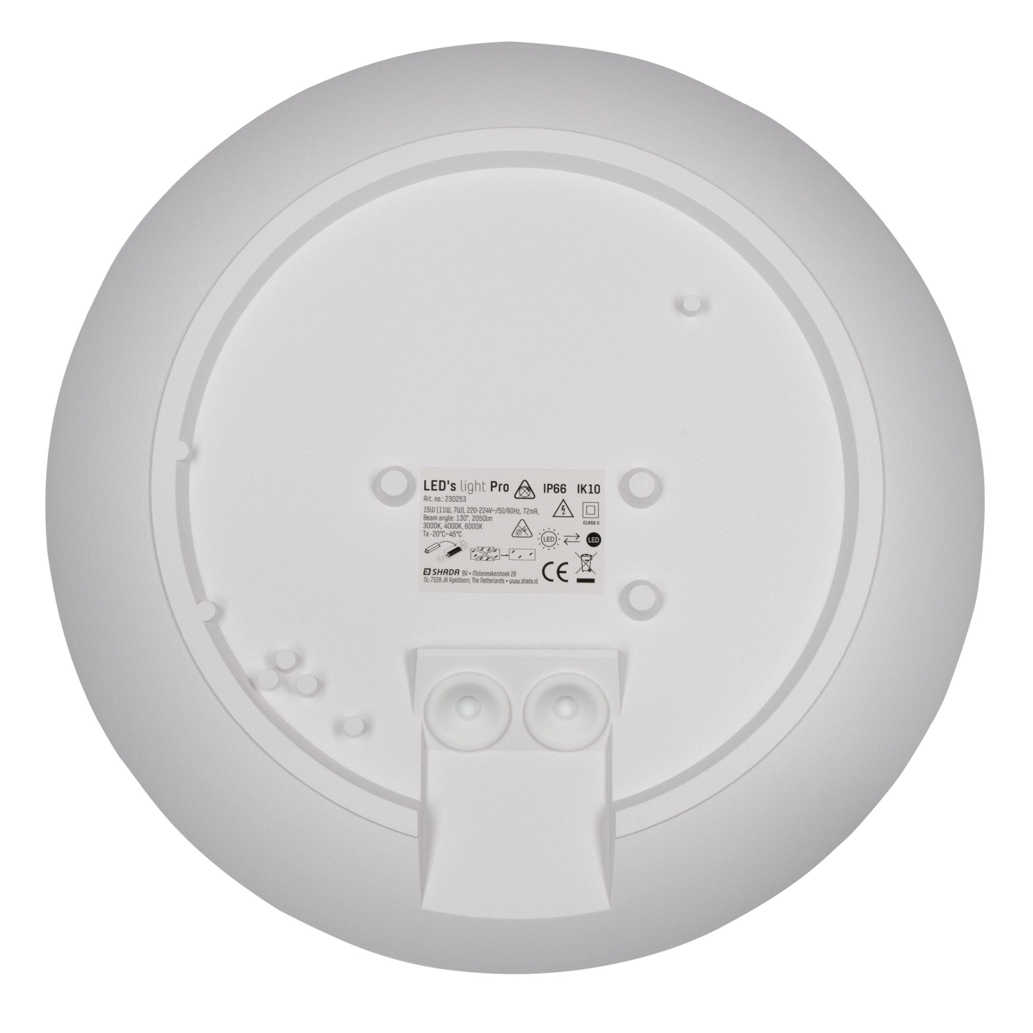 LED's Light Pro Plafondlamp 2050 met sensor - Lichtkleur en lichtsterkte dimbaar - Waterdicht - Ø 30 cm Plafondlampen Led.nl