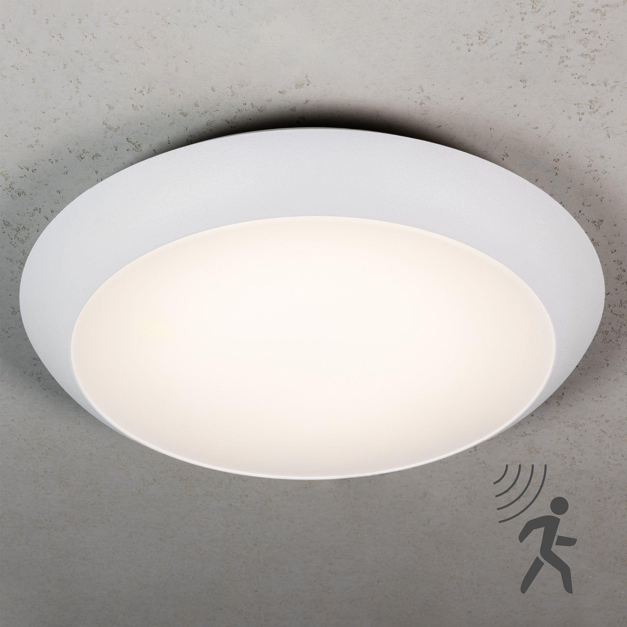 LED's Light Pro Plafondlamp 2050 met sensor - Lichtkleur en lichtsterkte dimbaar - Waterdicht - Ø 30 cm Plafondlampen Led.nl