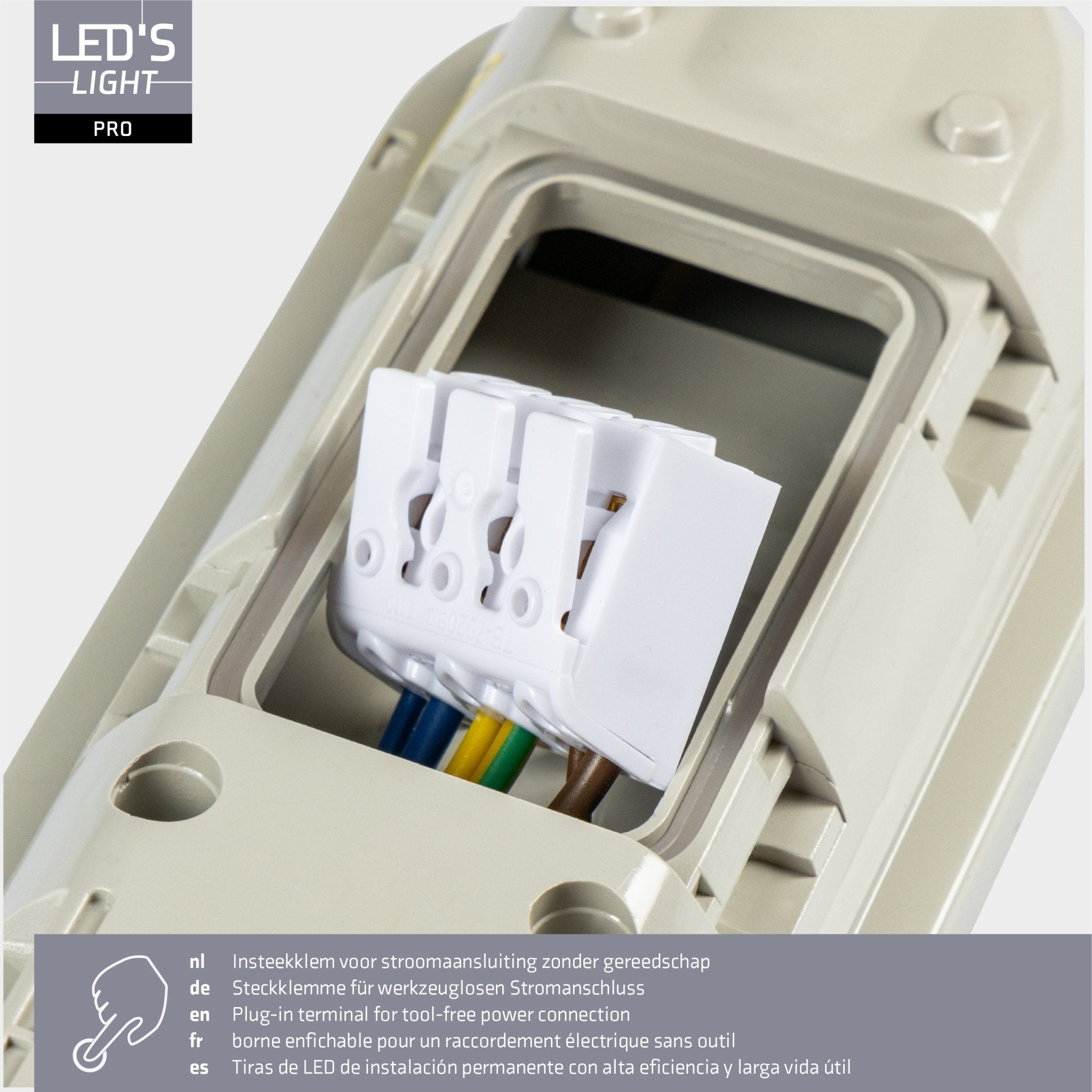 LED's Light Pro TL armatuur compleet 60 cm - Koppelbaar - IP65 Waterdicht - 2400 lm - 15W - 160lm/w TL verlichting LED.nl