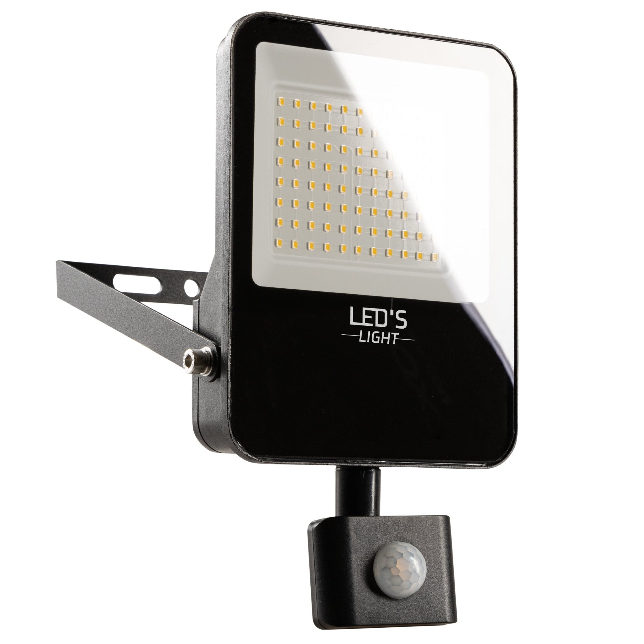 LED's Light Schijnwerper met Bewegingssensor 6000 - Waterdicht & Kantelbaar - 50W Schijnwerpers LED.nl
