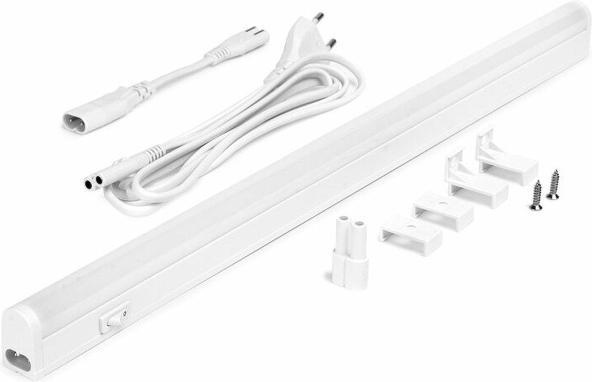 LED's Light Universele LED T5 balk 90 cm - voor kasten en keukens - Koppelbaar - 400 lm TL verlichting LED.nl