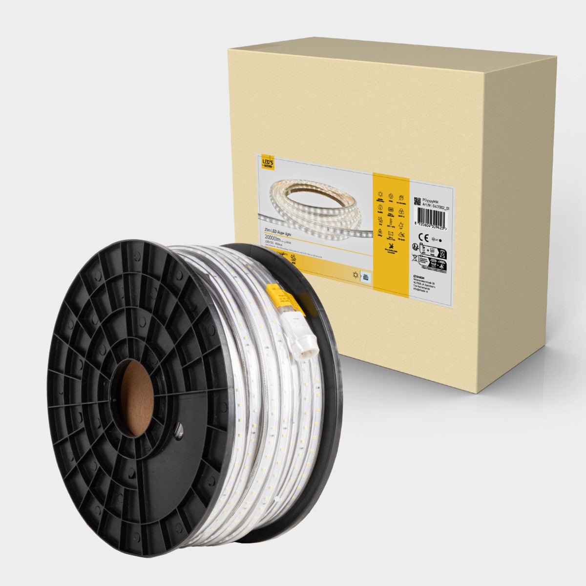 Baanverlichting Paarden of longeerbak Horsewalker Verlichting 50m - Verlengbaar tot 75 meter - 40.000 lm) Led.nl