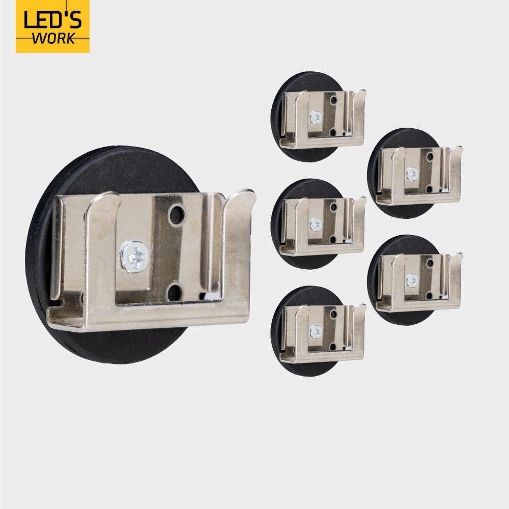 LED's Work LICHTSLANG Accessoire - Magneet - 19mm Ø47mm - Zwart Accessoires LED.nl
