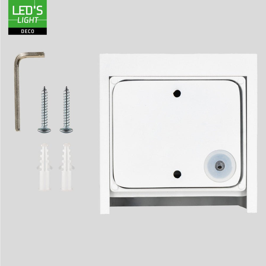 Lumo Cube Weiß – Wandleuchte ohne Leuchtmittel – ohne 1xG9 – IP65 - LED.de