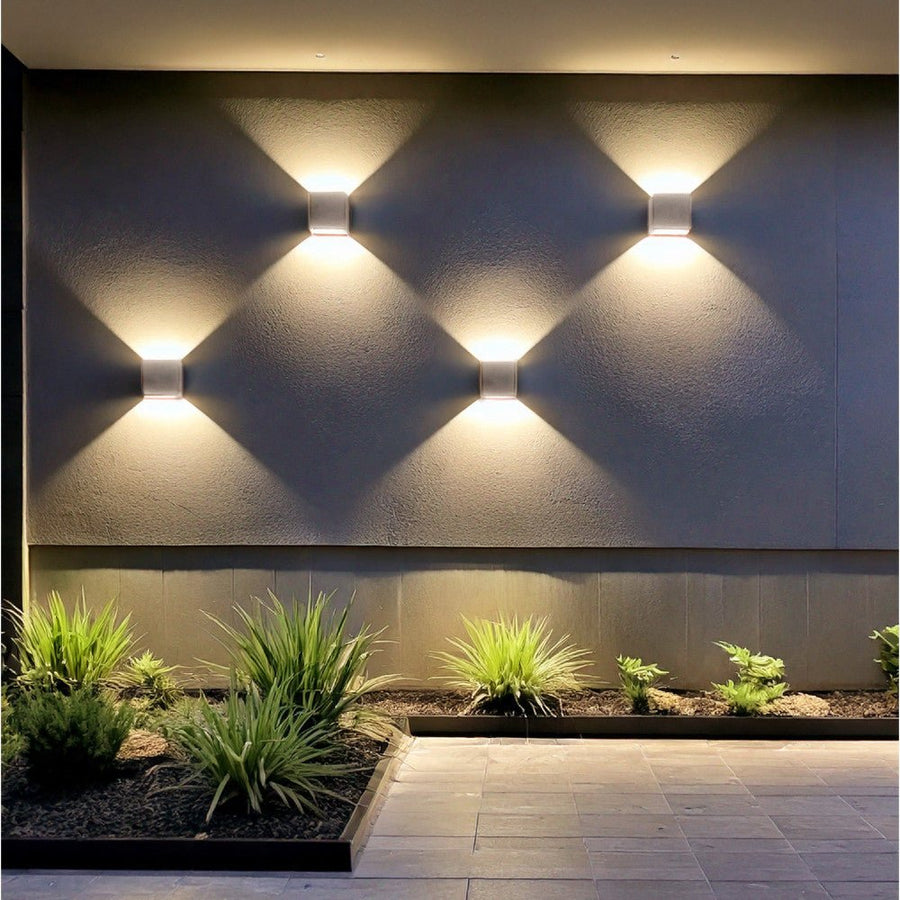 Lumo Cube Weiß – Wandleuchte ohne Leuchtmittel – ohne 1xG9 – IP65 - LED.de