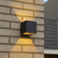 Lumo Cube Black – Wandleuchte ohne Leuchtmittel – ohne 1xG9 – IP65 - LED.de