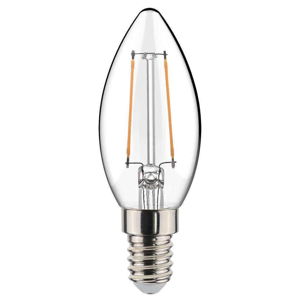 Proventa Longlife Filament LED kaarslamp met kleine E14 fitting - _ 35 mm - 1 x LED Kaarslamp Lichtbronnen LED.nl