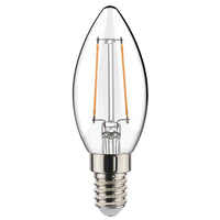 Proventa Longlife Filament LED kaarslamp met kleine E14 fitting - _ 35 mm - 1 x LED Kaarslamp Lichtbronnen LED.nl