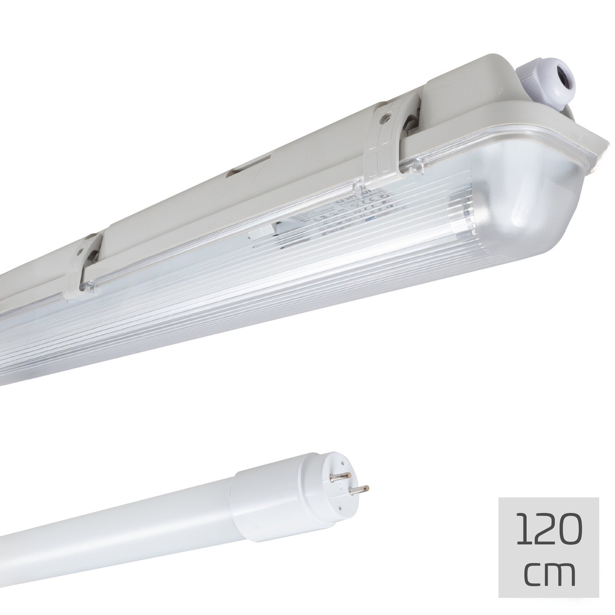 LED's Light TL Armatuur LED compleet 120 cm - Armatuur met LED Buis - Waterdicht - 2160lm TL verlichting LED.nl