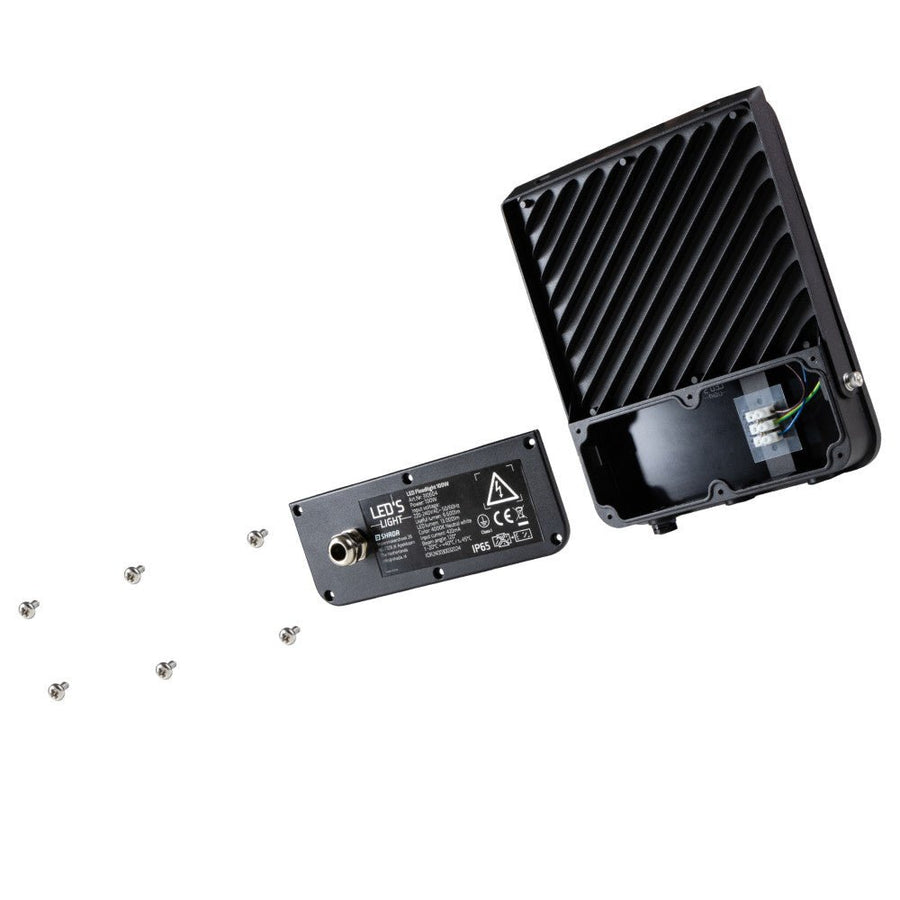 LED-Flutlicht – 100 W, 9600 lm, 4000 K – Schwarz – IP65 - LED.de