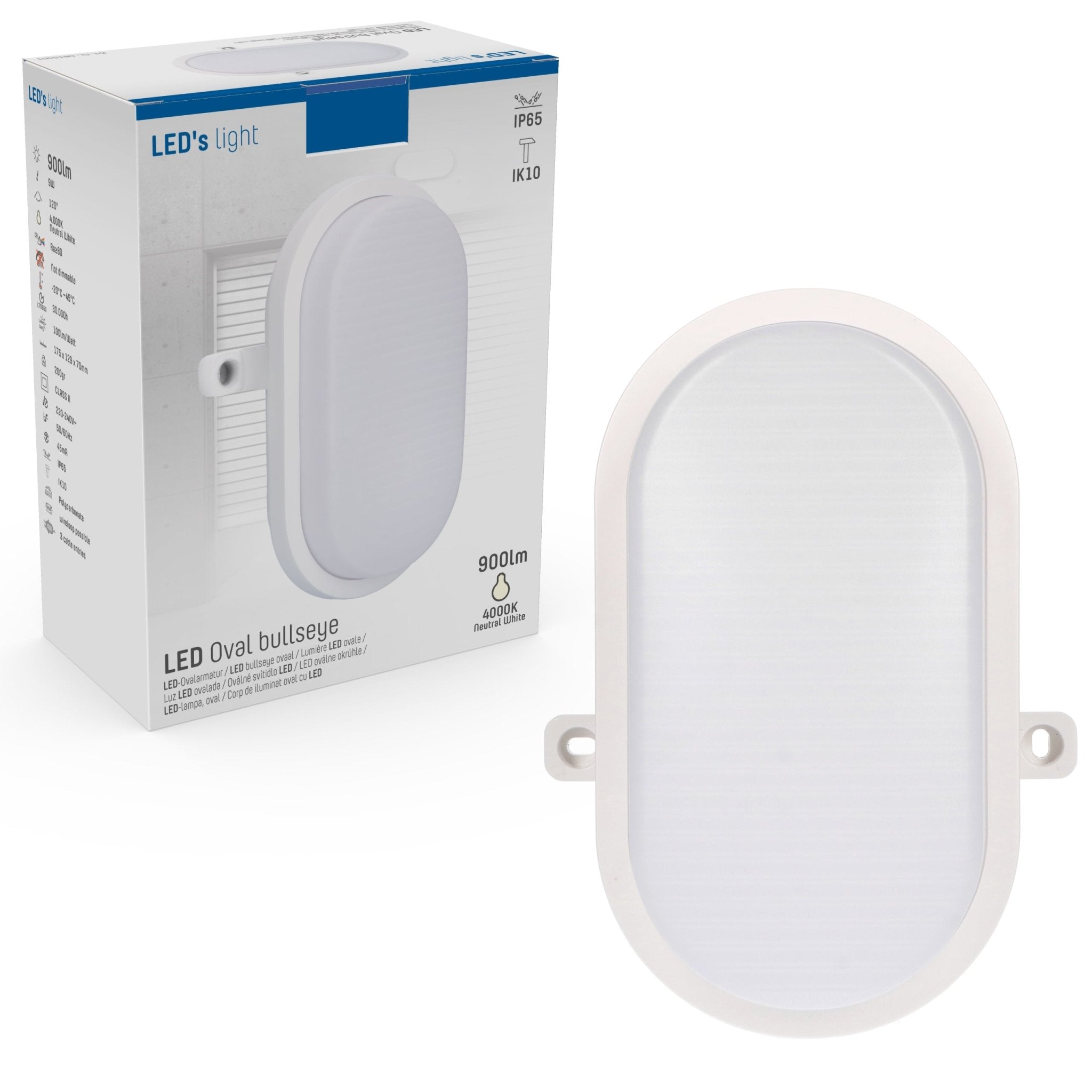 Bull Eye Plafondlamp Wandlamp - IP65 Waterdicht - voor binnen en buiten - 18 cm Plafondlampen LED.nl