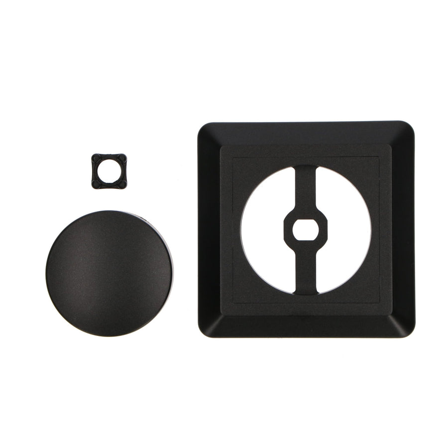 LED's Light Complete Dimmer Knob with Frame - Black - Fits in frames from GIRA, JUNG, Busch-Jaeger - LED.nl