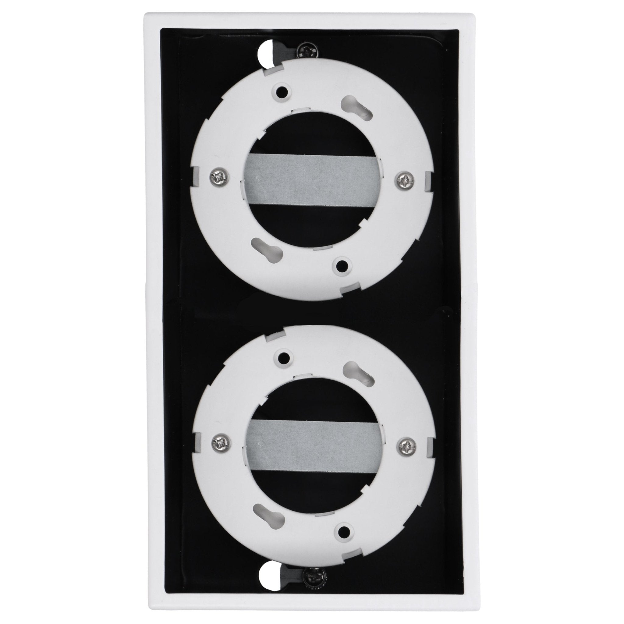 LED's Light Cube LED Plafondlamp - 2 lichtpunten - Draaibaar licht - Staal - 20 x 8 cm - Wit Plafondlampen LED.nl