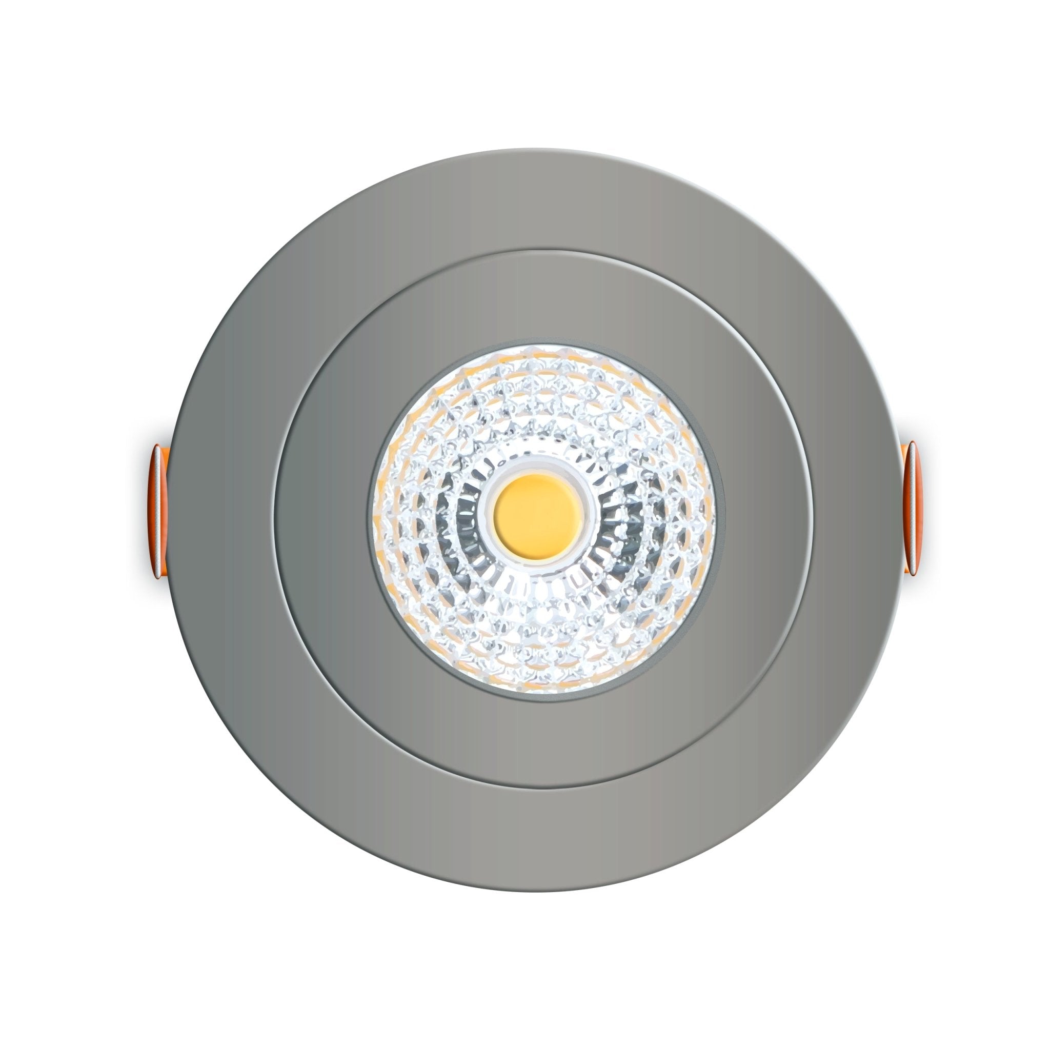 6 PACK - LED's Light Pro LED Inbouwspot Nikkel - DimToWarm - Ø 68mm - Kantelbaar - Warm wit licht - CRI95 Inbouwspots LED.nl