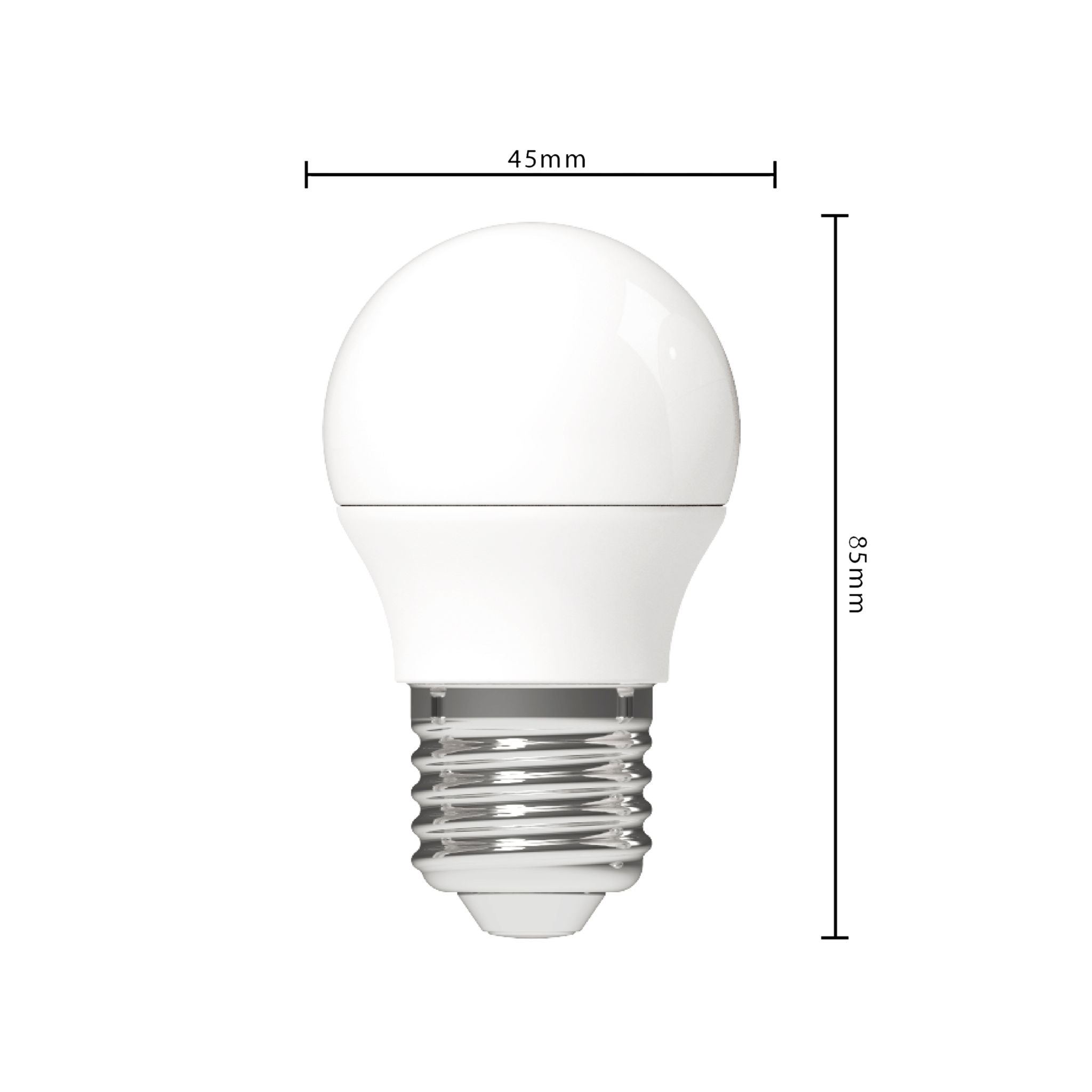 Dimbare E27 LED Lamp - Dimbaar naar extra warm wit - 1 lamp Dimbare lampen LED.nl