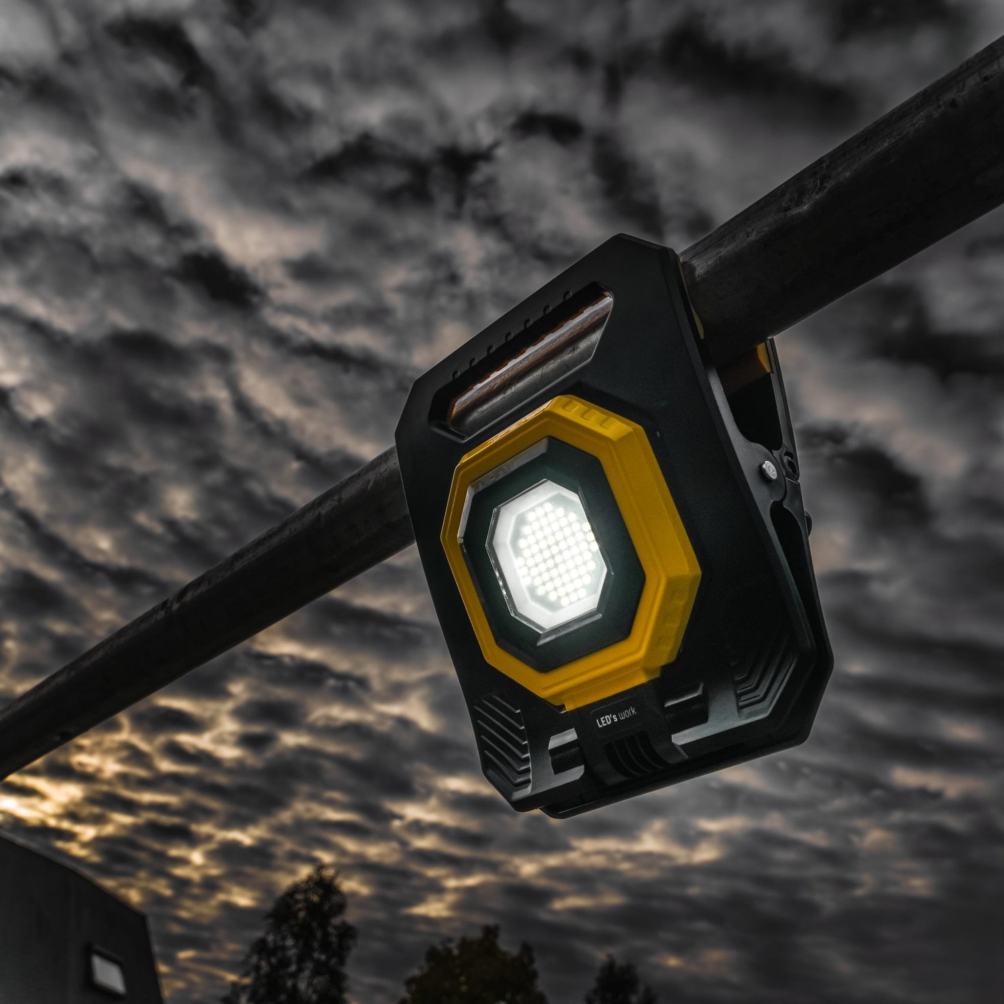 LED's Work Oplaadbare Werklamp 1500 - Met accu oplaadbaar - Draadloos - IP54 waterbestendig Werklampen LED.nl