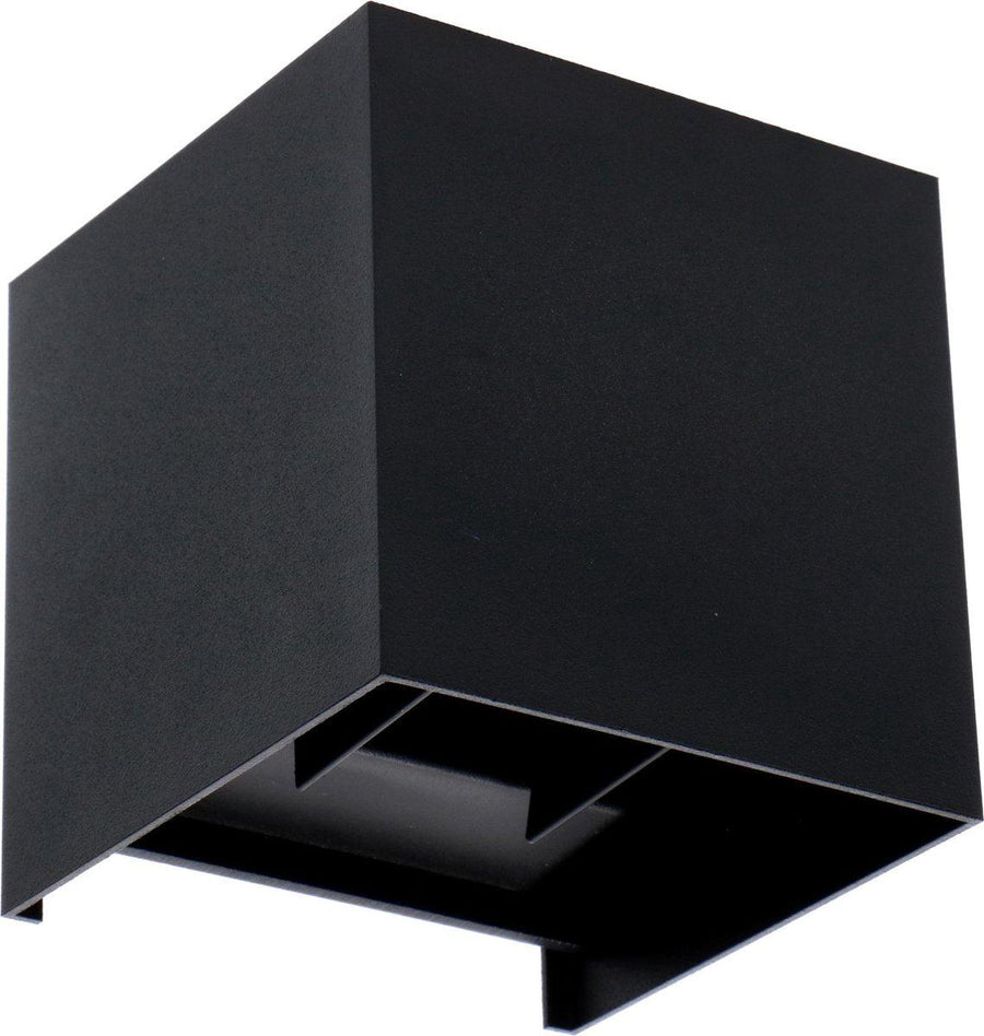 LED's Light Kubus LED Wandlamp buiten - 2 lichts - Dimbaar en instelbare lichtkleur - IP65 Waterdicht - Zwart Wandlampen LED.nl