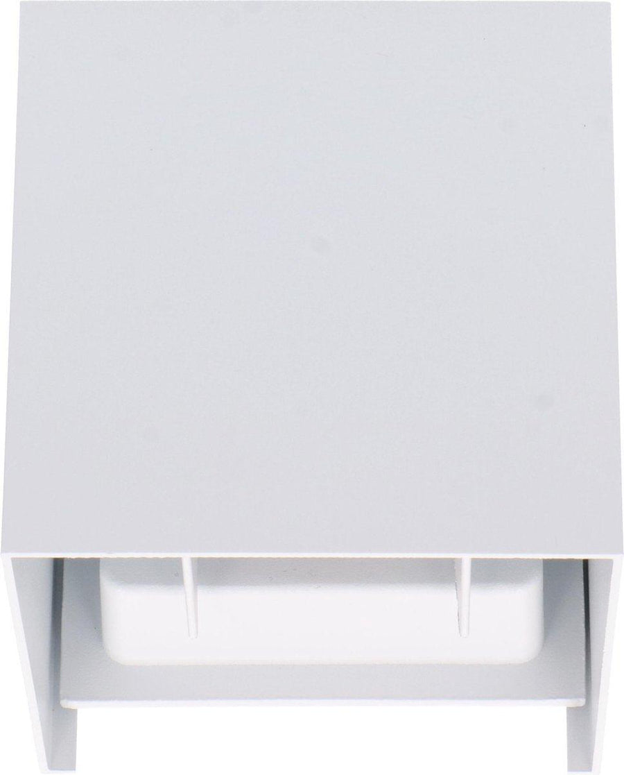 LED's Light Kubus LED Wandlamp voor buiten - Omhoog&Omlaag licht - IP65 - Wit Wandlampen LED.nl