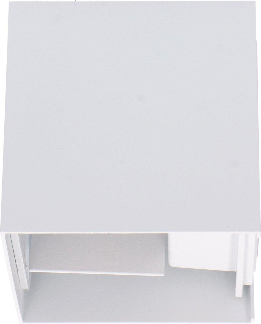 LED's Light Kubus LED Wandlamp voor buiten - Omhoog&Omlaag licht - IP65 - Wit Wandlampen LED.nl