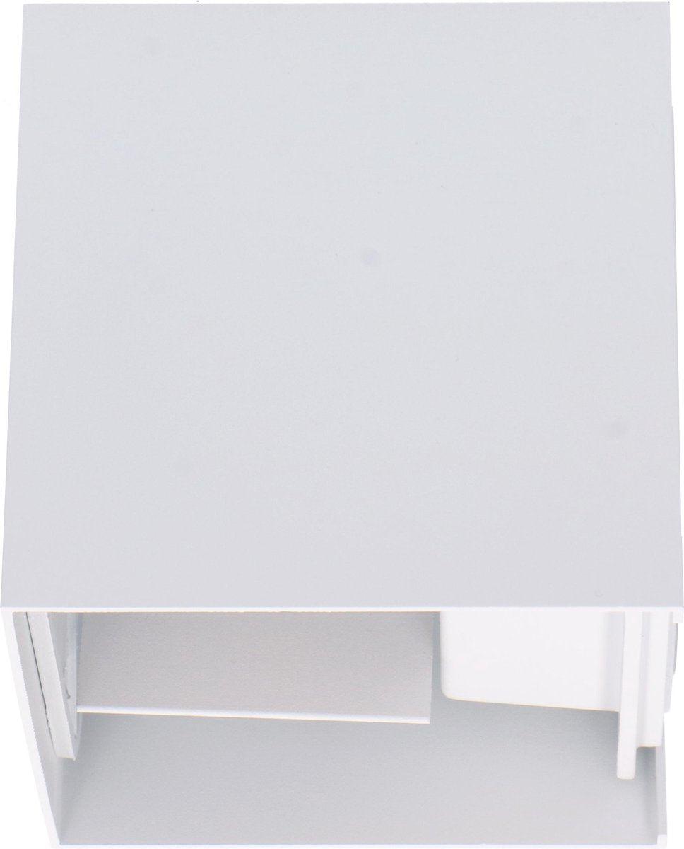 LED's Light Kubus LED Wandlamp voor buiten - Omhoog&Omlaag licht - IP65 - Wit Wandlampen LED.nl