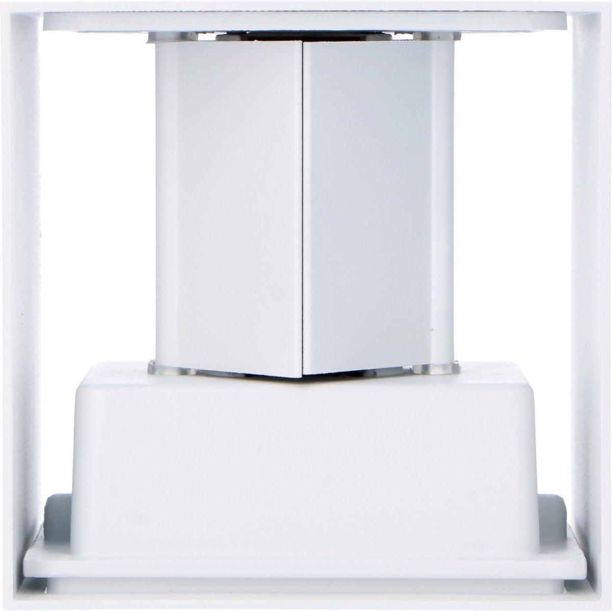 LED's Light Kubus LED Wandlamp voor buiten - Omhoog&Omlaag licht - IP65 - Wit Wandlampen LED.nl