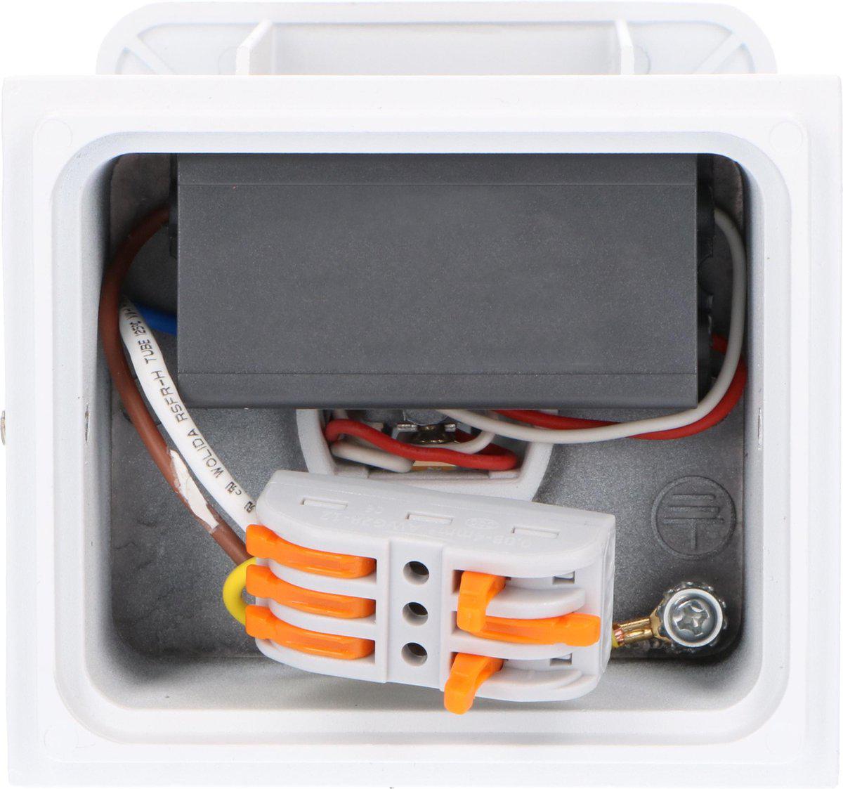 LED's Light Kubus LED Wandlamp voor buiten - Omhoog&Omlaag licht - IP65 - Wit Wandlampen LED.nl