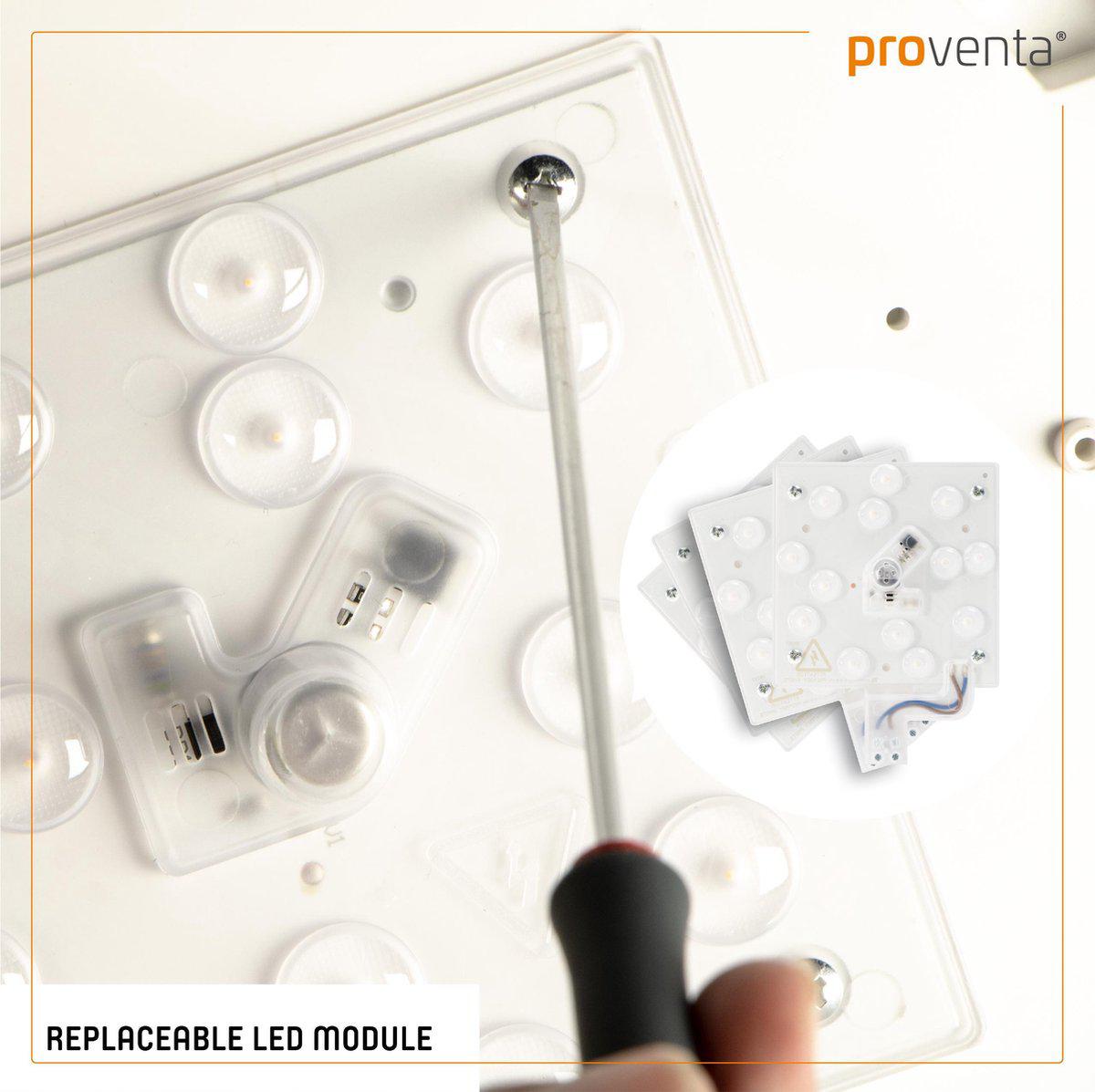 LED's Light Universele Plafondlamp 1600 - Geschikt voor badkamer IP44 - Koel wit (4000K) - 30 cm Plafondlampen LED.nl