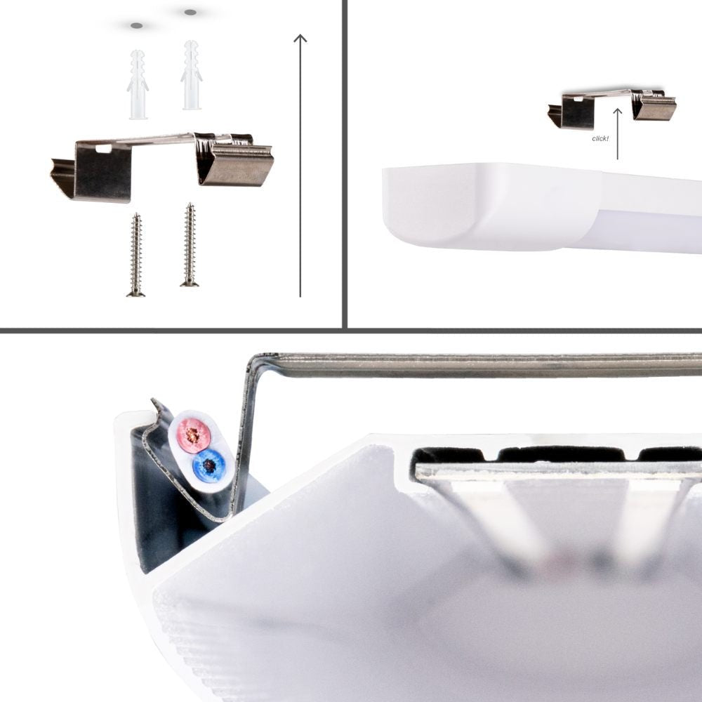 4 PACK - LED's Light LED TL lamp met sensor 120 cm - Bewegingssensor en bewegingsdetectie - 4650 lm TL verlichting LED.nl