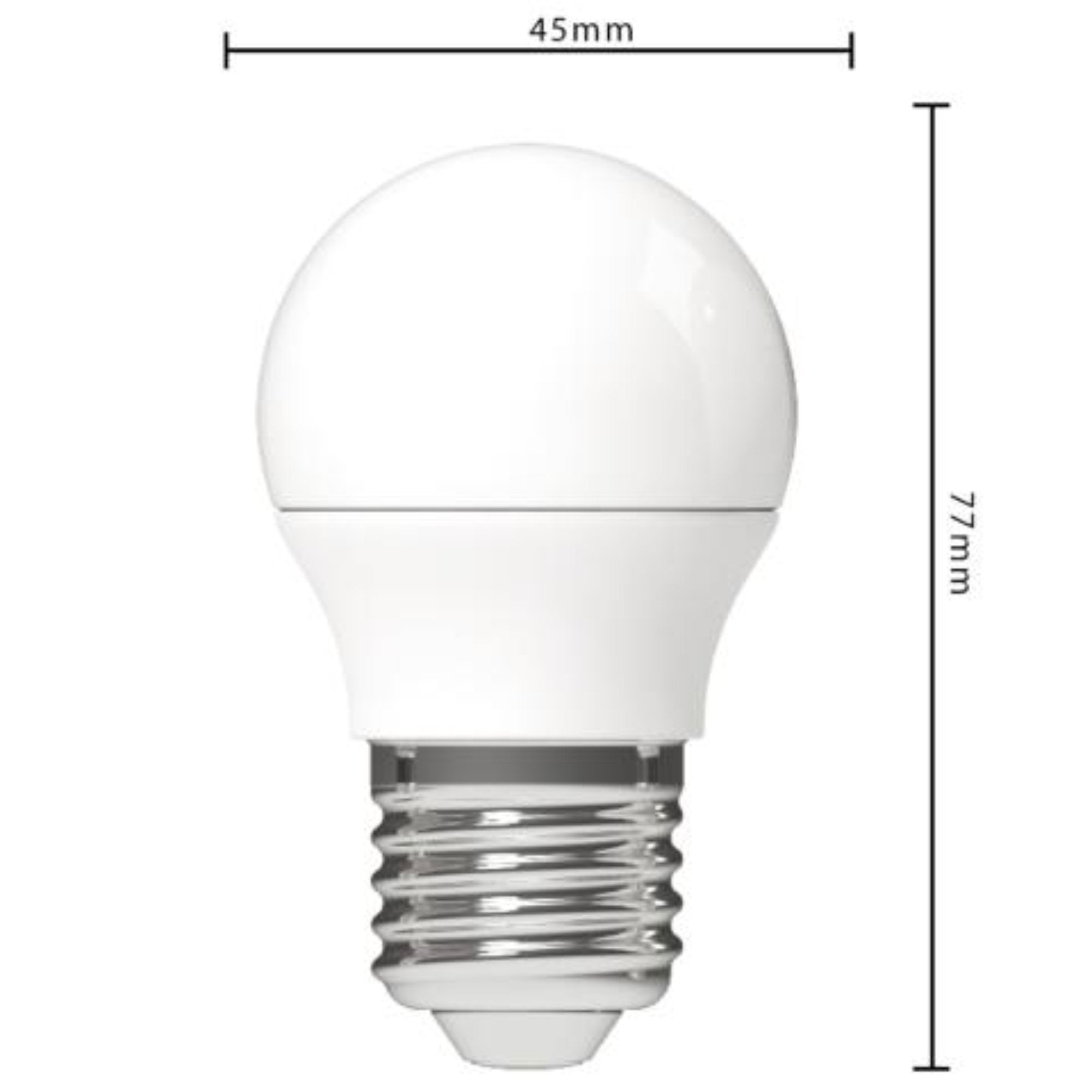 LED E27 Lampen - 470 lm - Warm wit licht - 3 lampen Lichtbronnen LED.nl