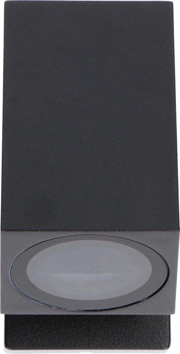 3 pack - LED's Light Kantelbare LED Buitenlamp - GU10 fitting - IP44 - Zwart - Model Lucca Spotjes LED.nl