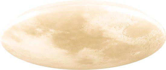 LED Plafondlamp maan voor slaapkamer - 40 cm - Dimbaar met afstandsbediening Plafondlampen LED.nl