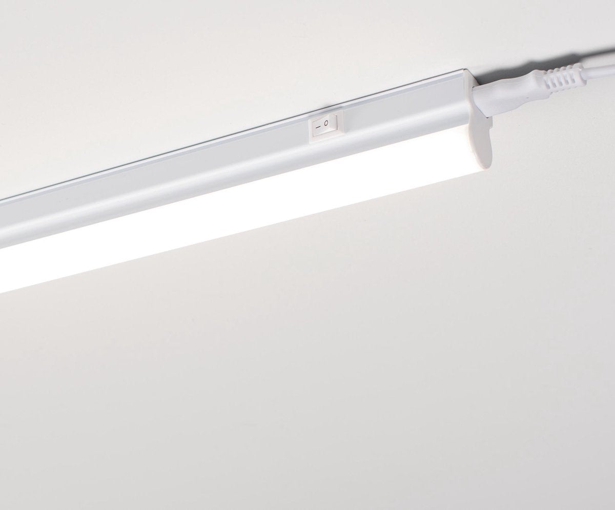 LED's Light Universele LED T5 balk 90 cm - voor kasten en keukens - Koppelbaar - 400 lm TL verlichting LED.nl