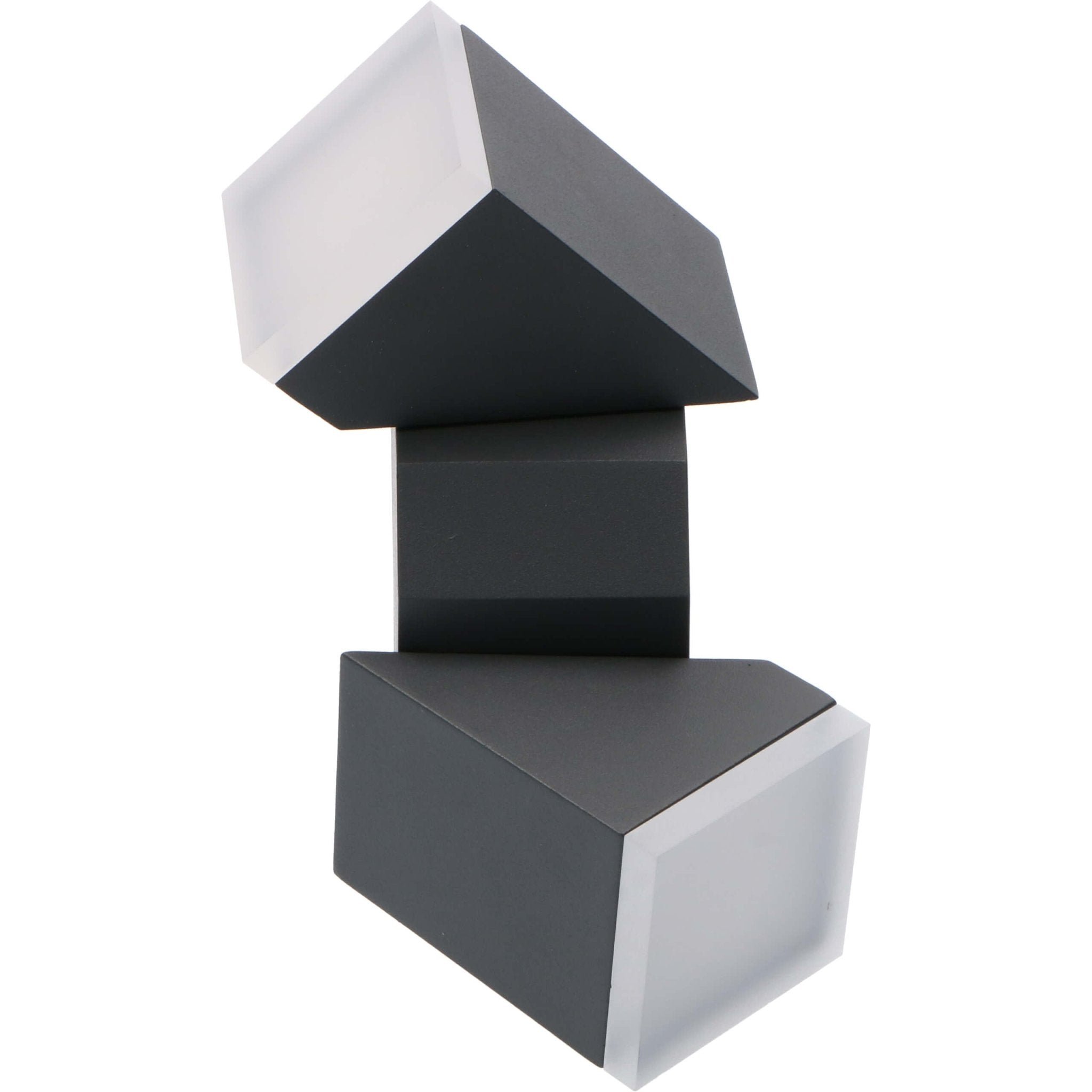 2 pack LED's Light 2-lichts LED Design Buitenlamp - Model Terni - Draaibaar - Warm wit - Antraciet Wandlampen LED.nl