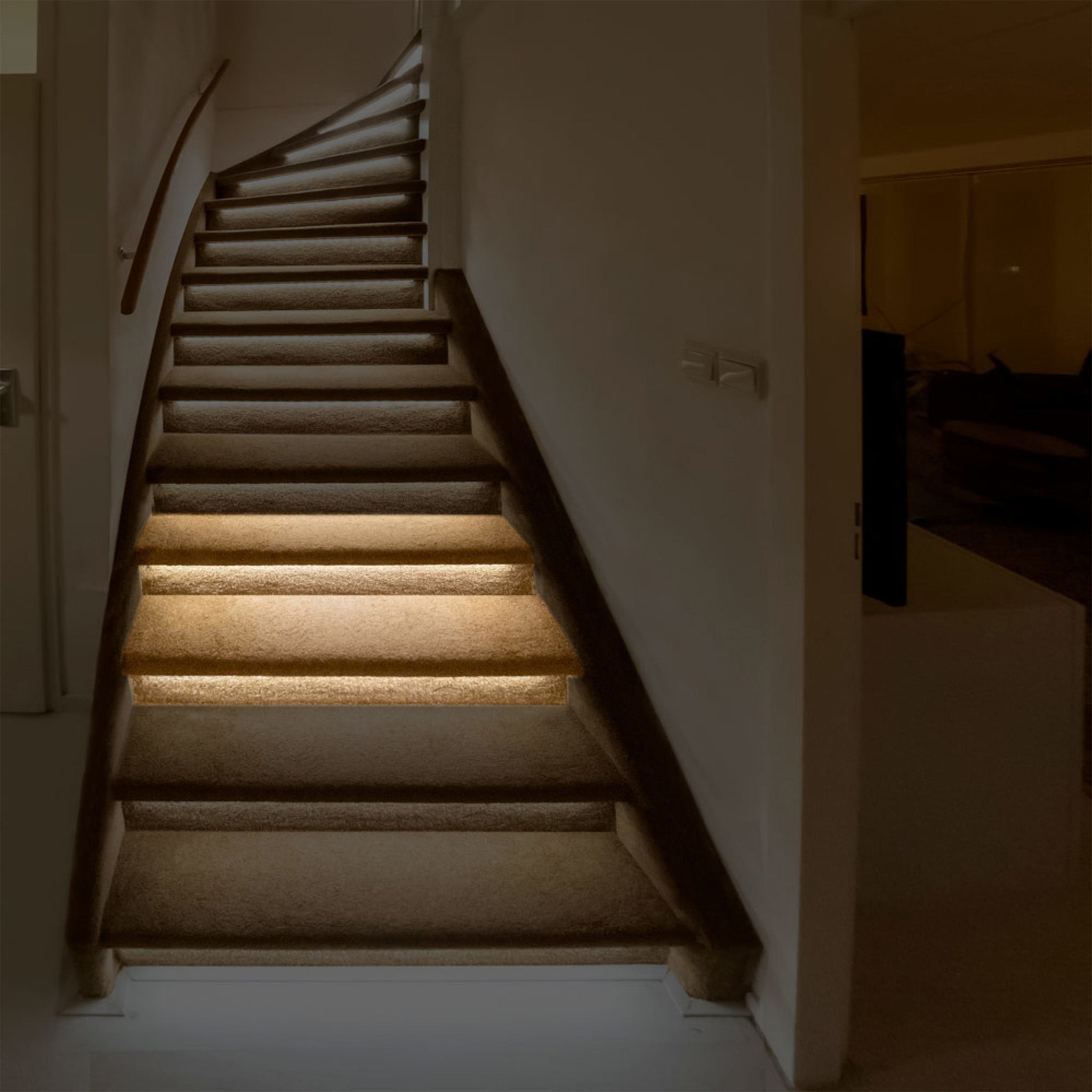 LED's Light 2 stuks losse LED Strips voor Trapverlichting set - Warm wit Trapverlichting LED.nl