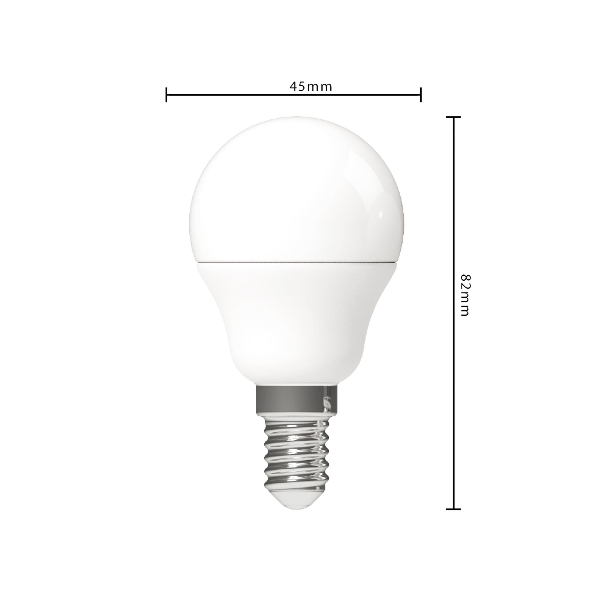 LED E14 Lamp rond - 250 lm - Warm wit licht - 1 lamp Lichtbronnen LED.nl