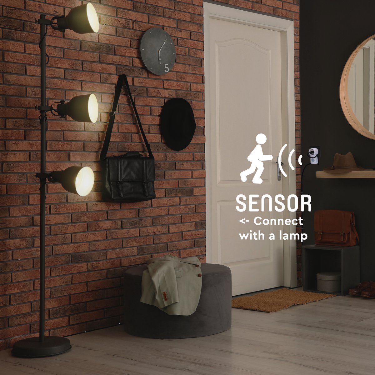 LED's Light plug-in Bewegingssensor met Stopcontact - 10 meter bereik - Incl. daglichtsensor Sensoren LED.nl