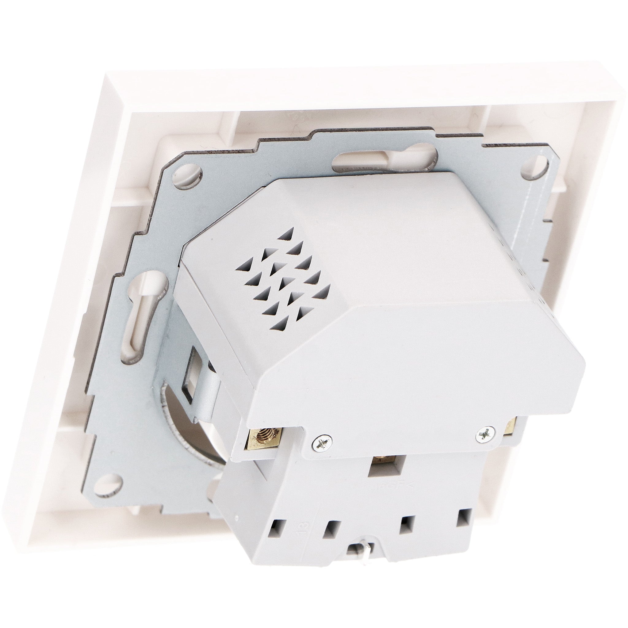 ProCharge Wandcontactdoos met 2 USB snelladers - Universeel - Wit - RAL9010 Stekkers LED.nl