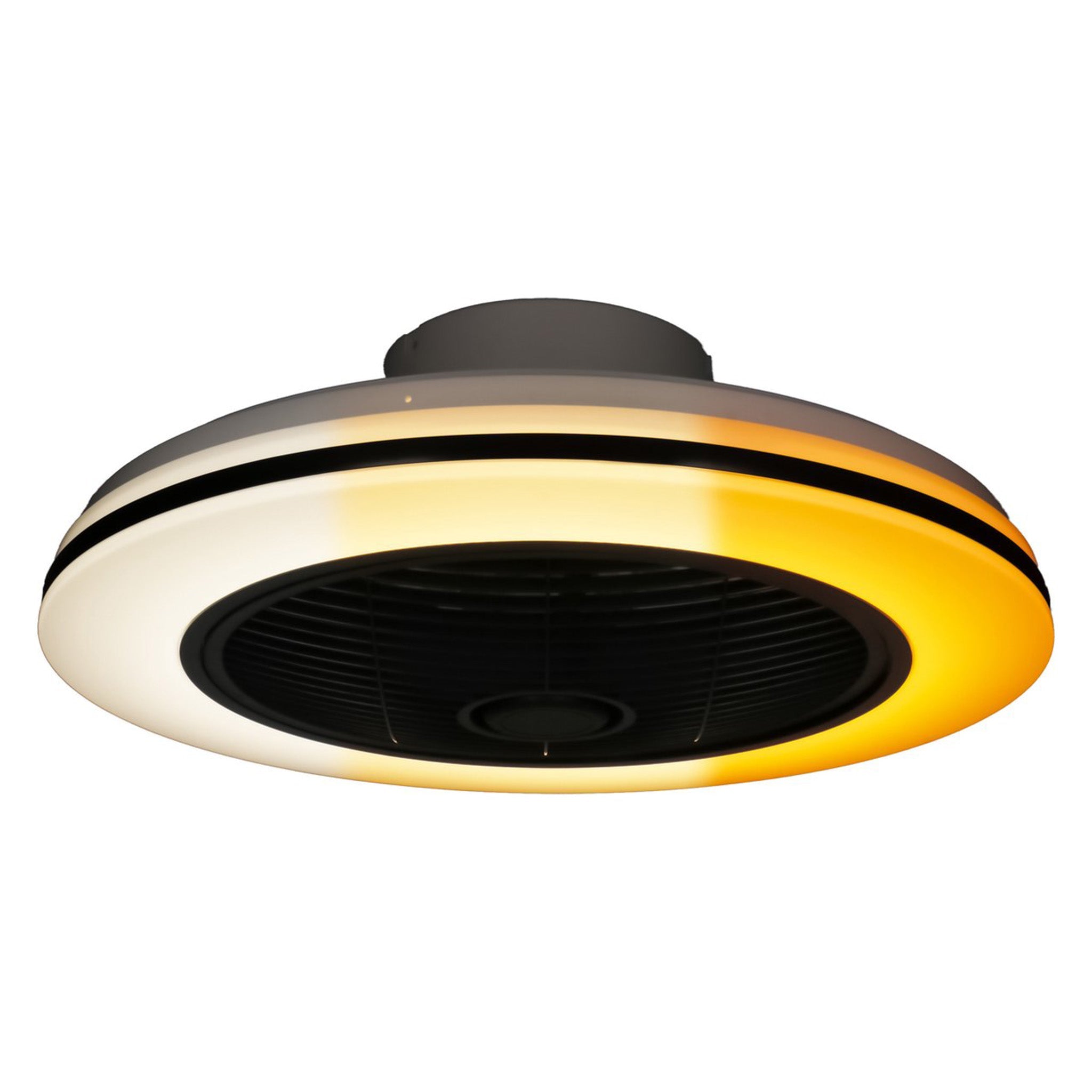 Proventa 3D Air Plafondventilator met verlichting 50 cm - Verspreidt lucht over hele kamer - Met afstandsbediening Plafondventilatoren LED.nl