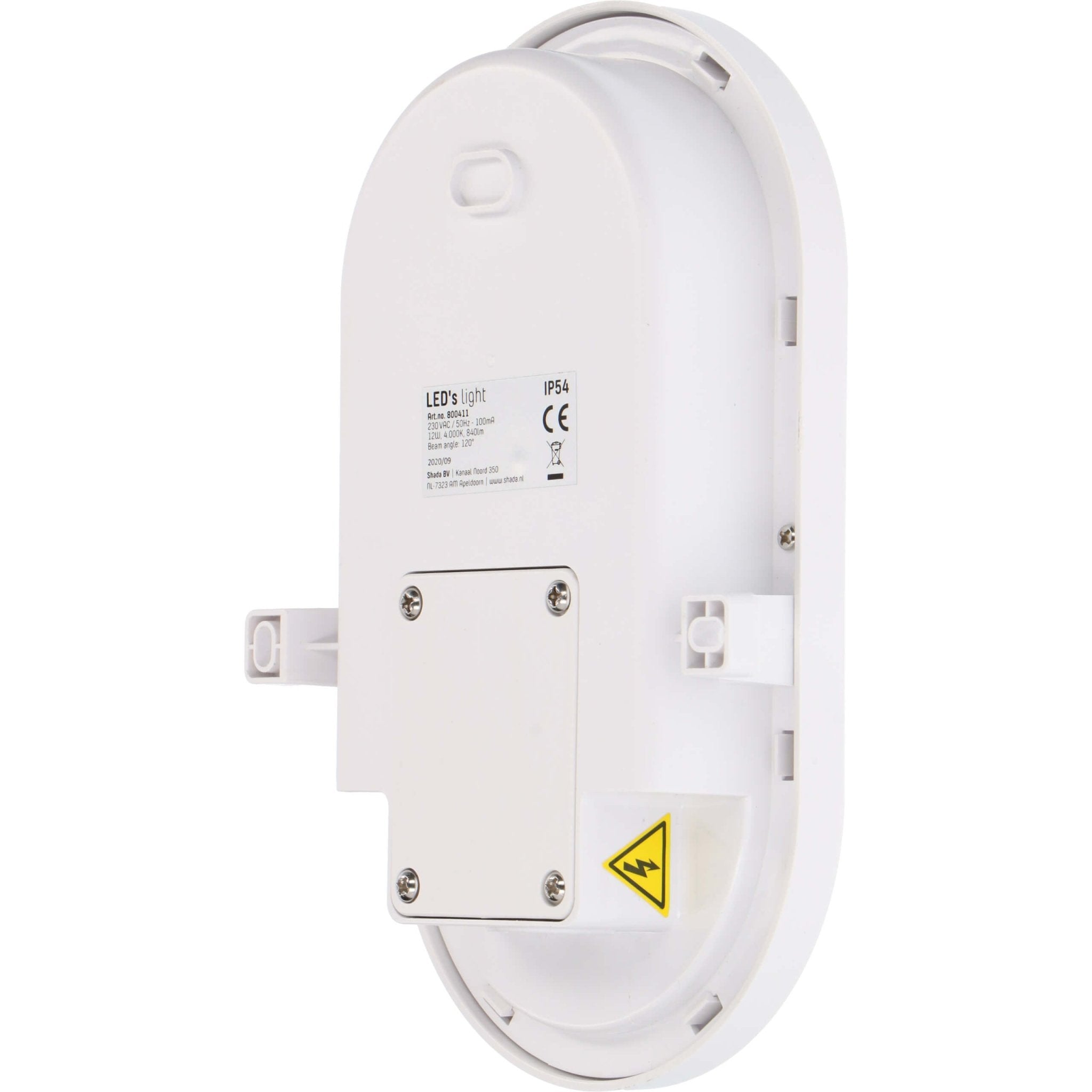 Proventa Outdoor LED Bull eye buitenlamp - Wandlamp model Ovaal voor buitengebruik Wandlampen LED.nl