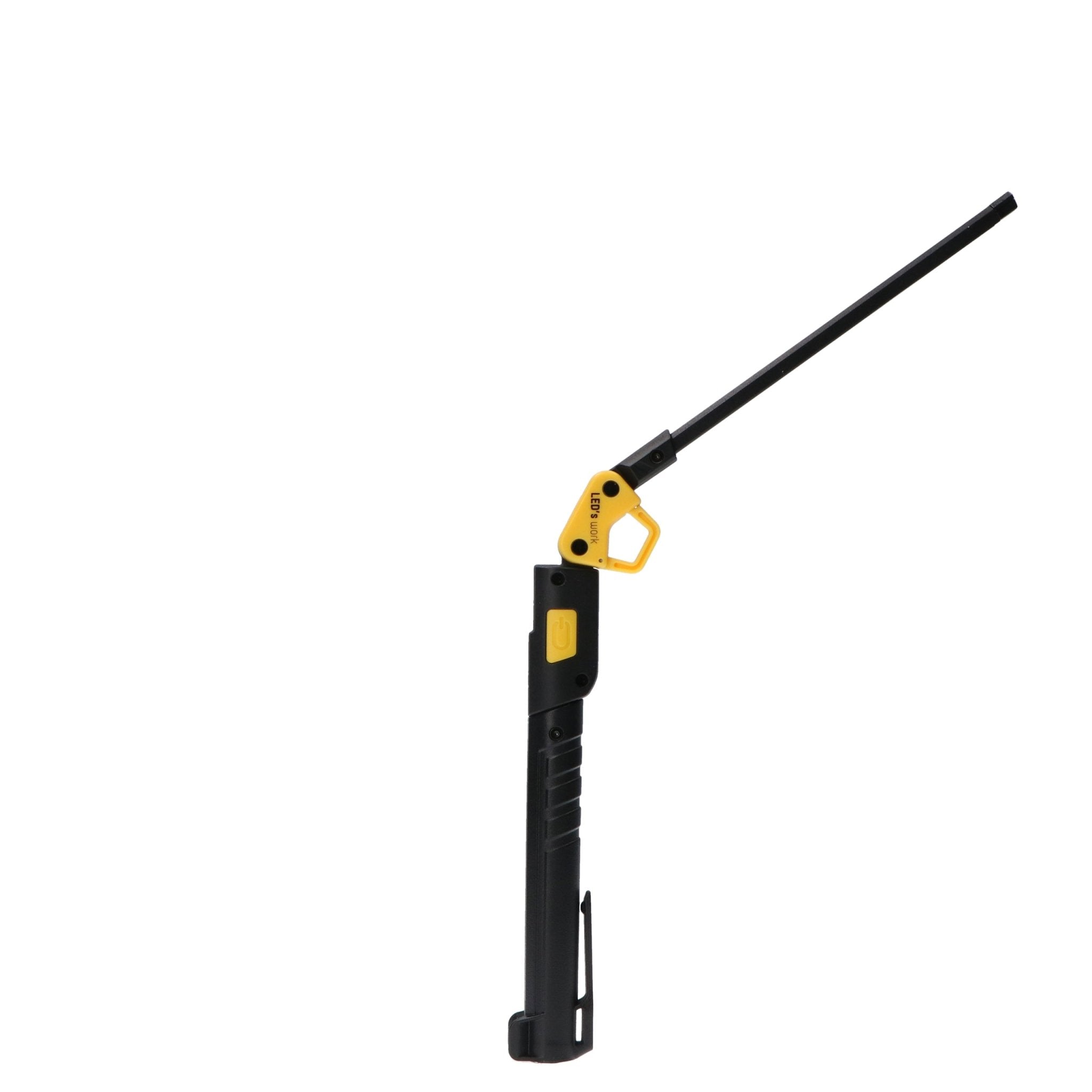 LED's Work Oplaadbare Looplamp 300 - Inspectielamp - Inklapbaar & Draadloos - Met magneet en haak Bouwlampen Led.nl